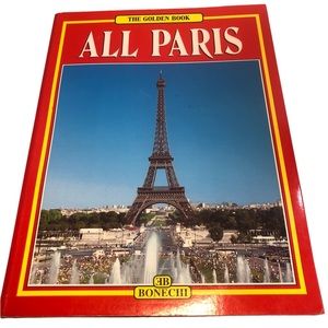 The Golden book vintage Paris Book